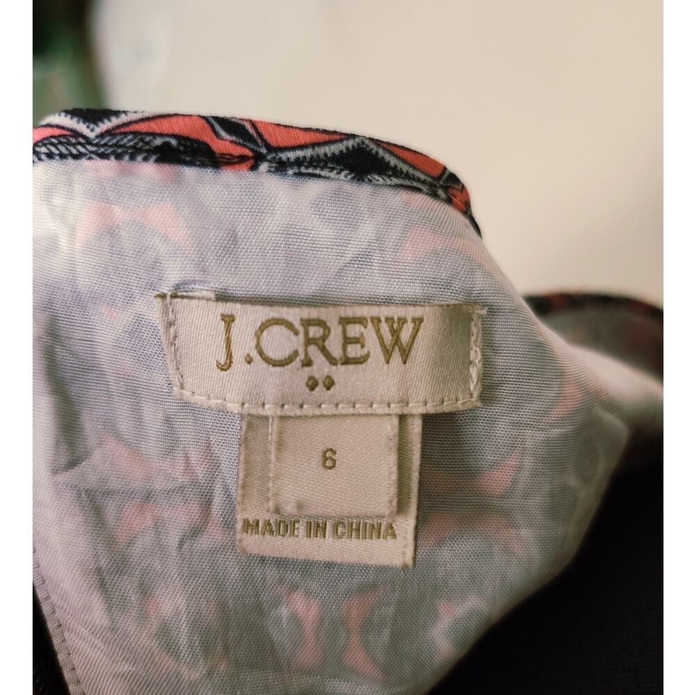 J. Crew Women's Cami Short Sleveless Spaghetti Strap Mini Dress Size 6 Romantic - Picture 7 of 8